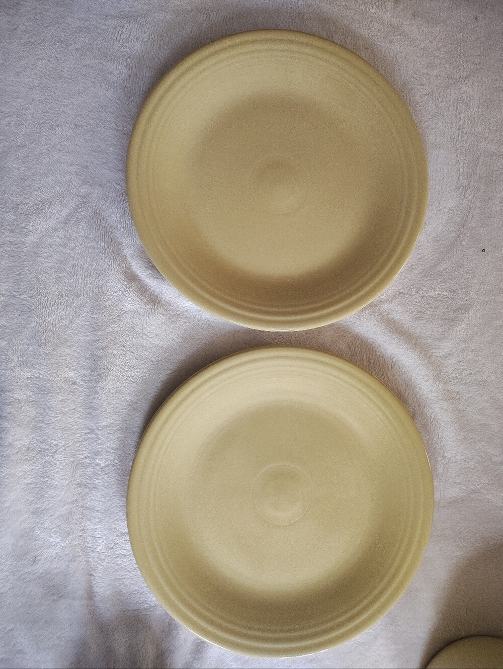 Fiestaware Yellow Dinner Plate 10 1/2” Set Of 2